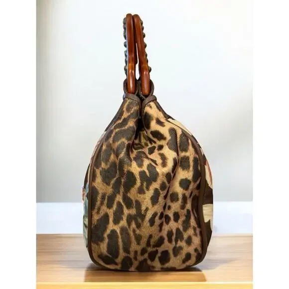 Y2K Isabella Fiore Beaded Large Floral Hand Bag